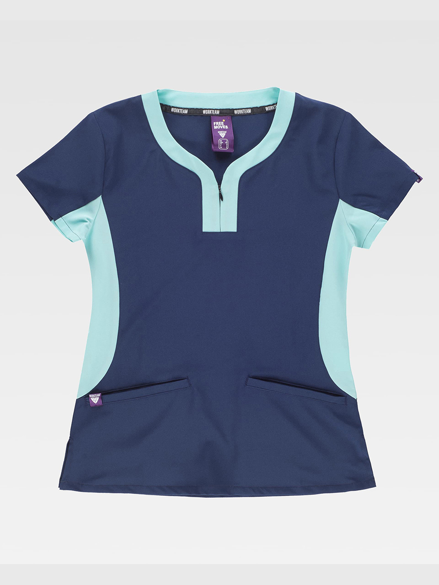 navy / turchese